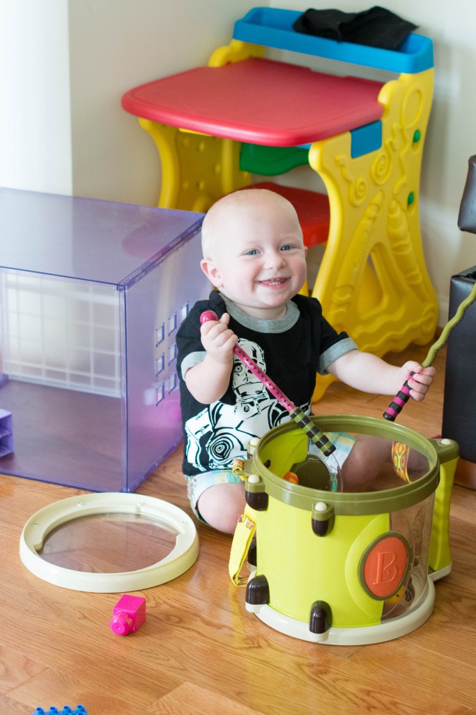 We have a little drummer!